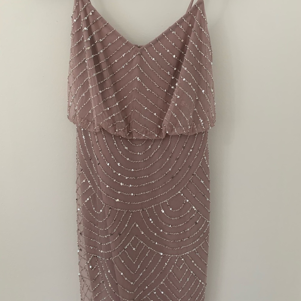 Dusty rose party dress